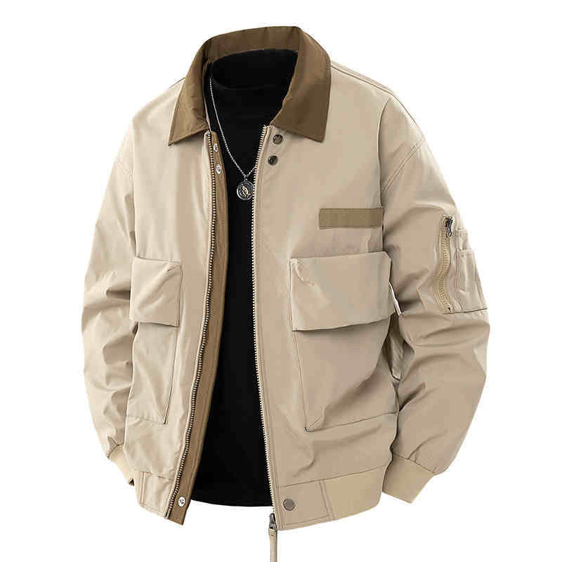 American Baseball Collar Coat for Men