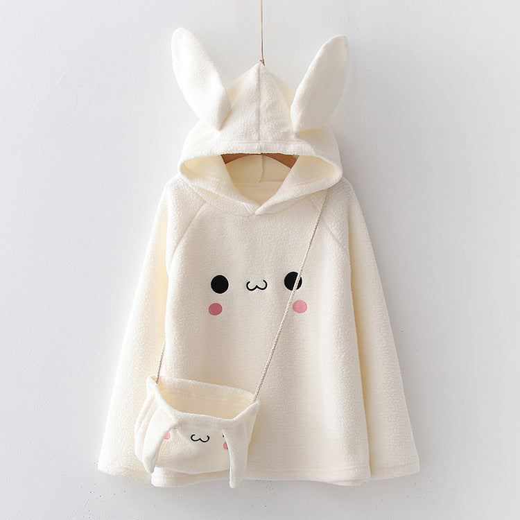 Cashmere Sweater for Women Japanese Style Embroidered