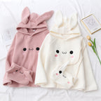 Cashmere Sweater for Women Japanese Style Embroidered