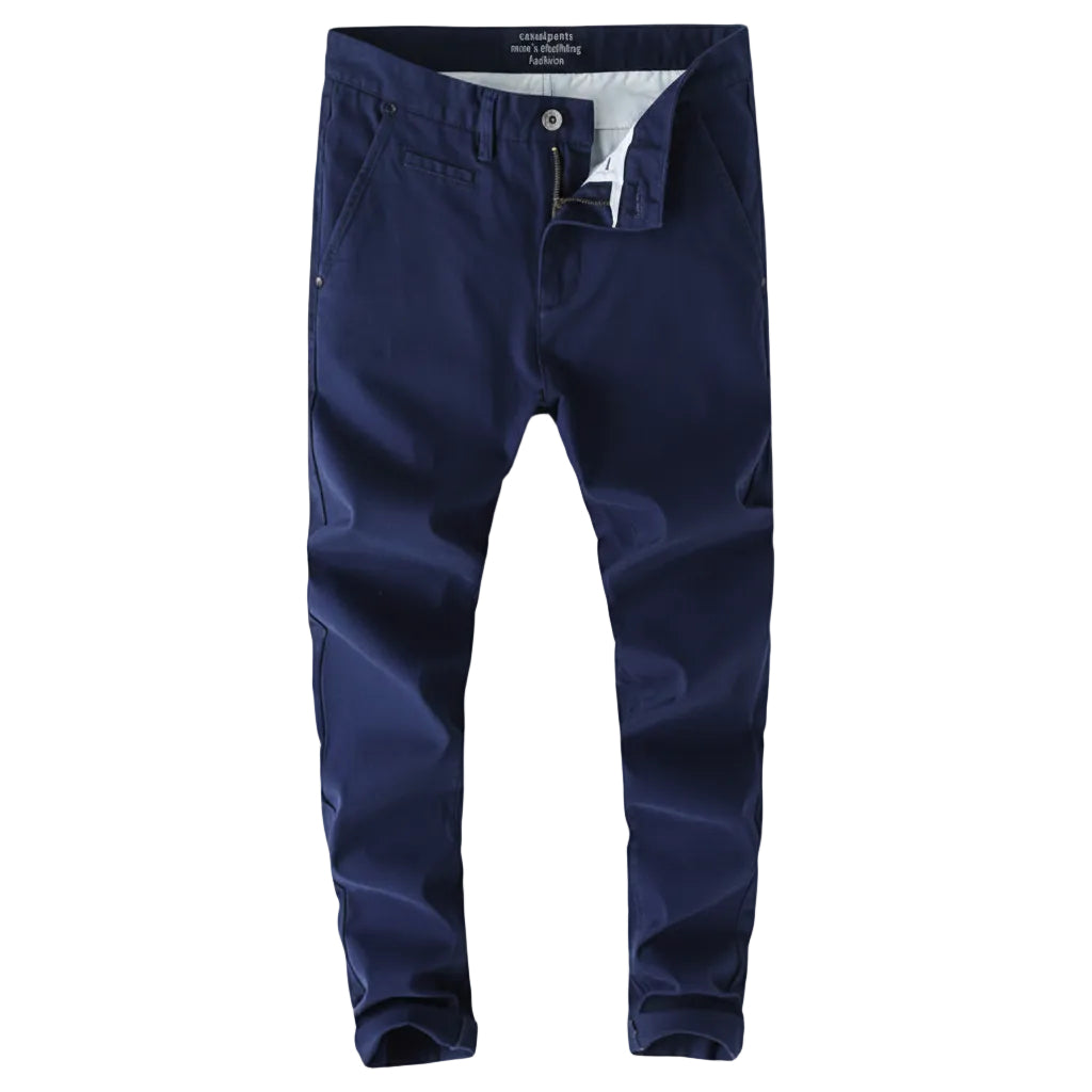 Casual Trousers Slim Fit Straight Men