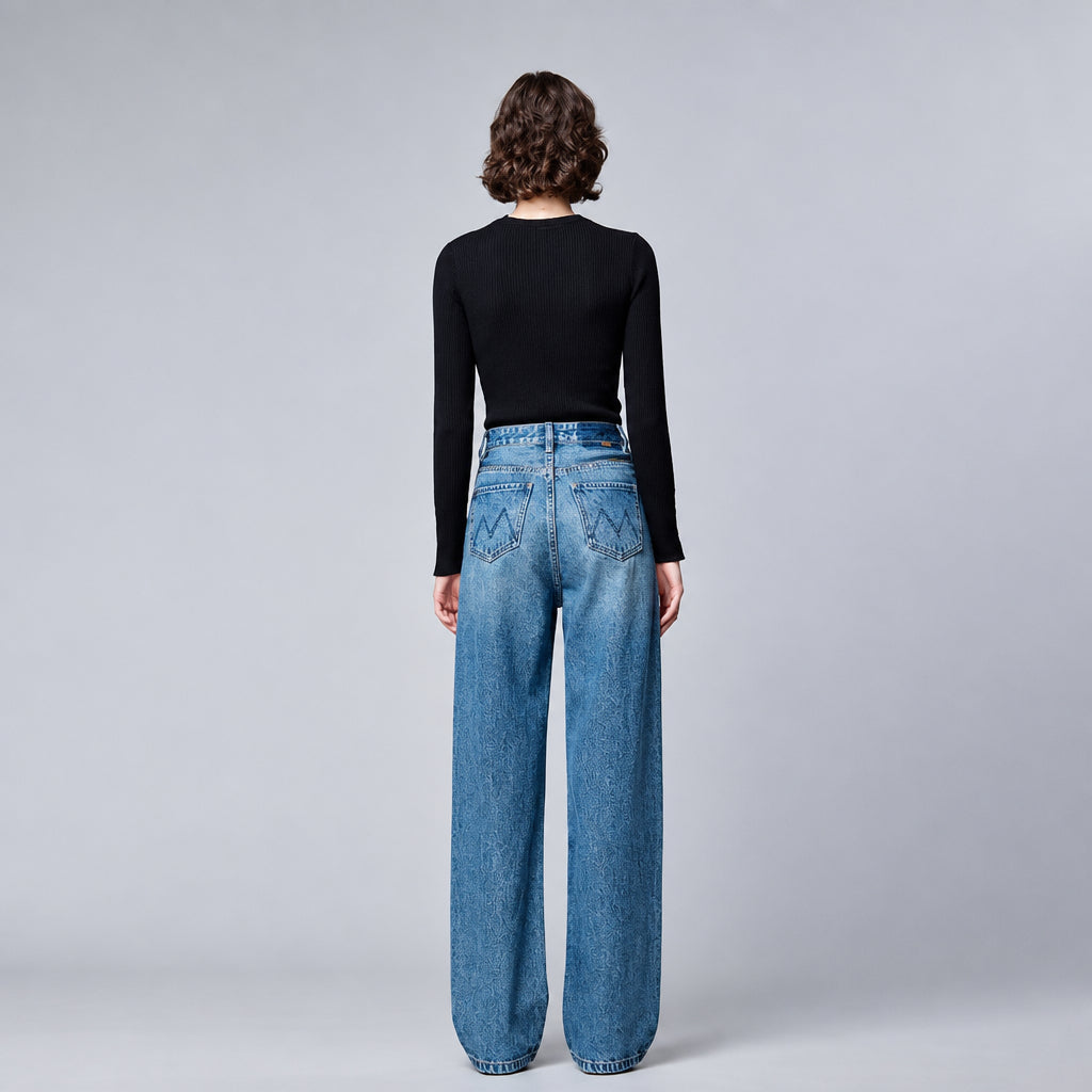 Fashion American Retro New Jeans for Women