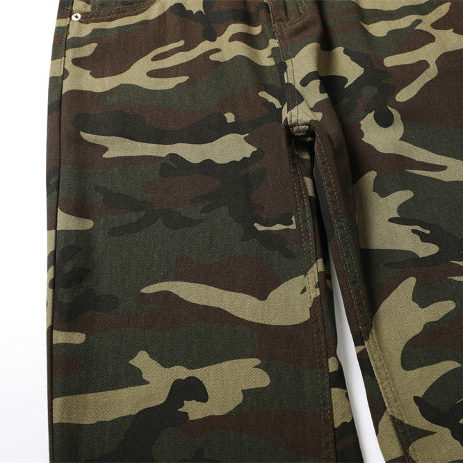 Fashion Camouflage Casual Trousers Men