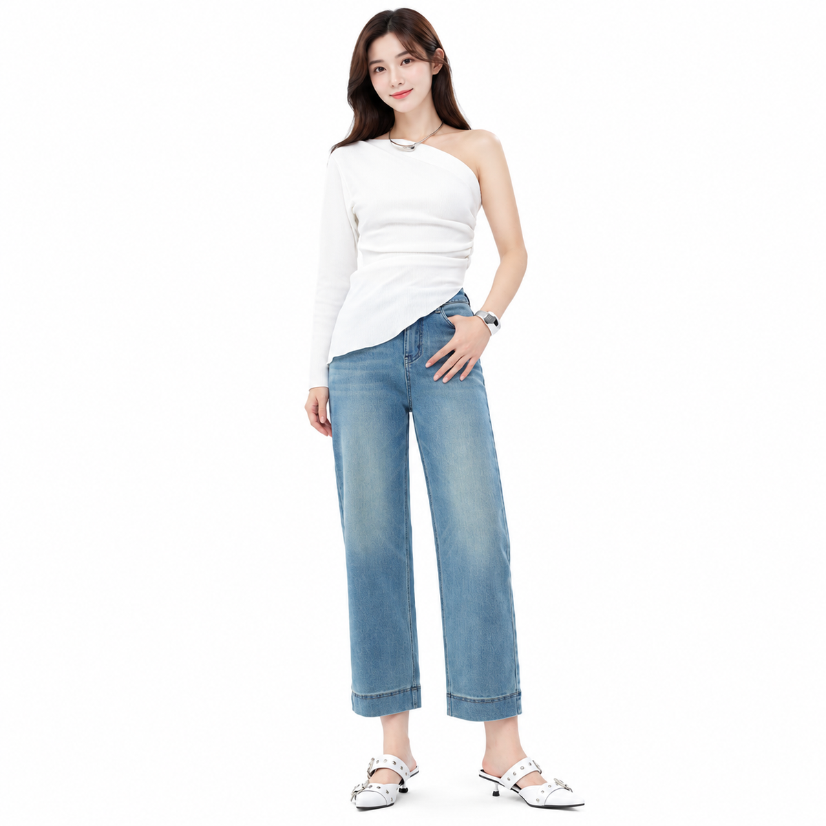 Fashion Personality Spring Jeans for Women