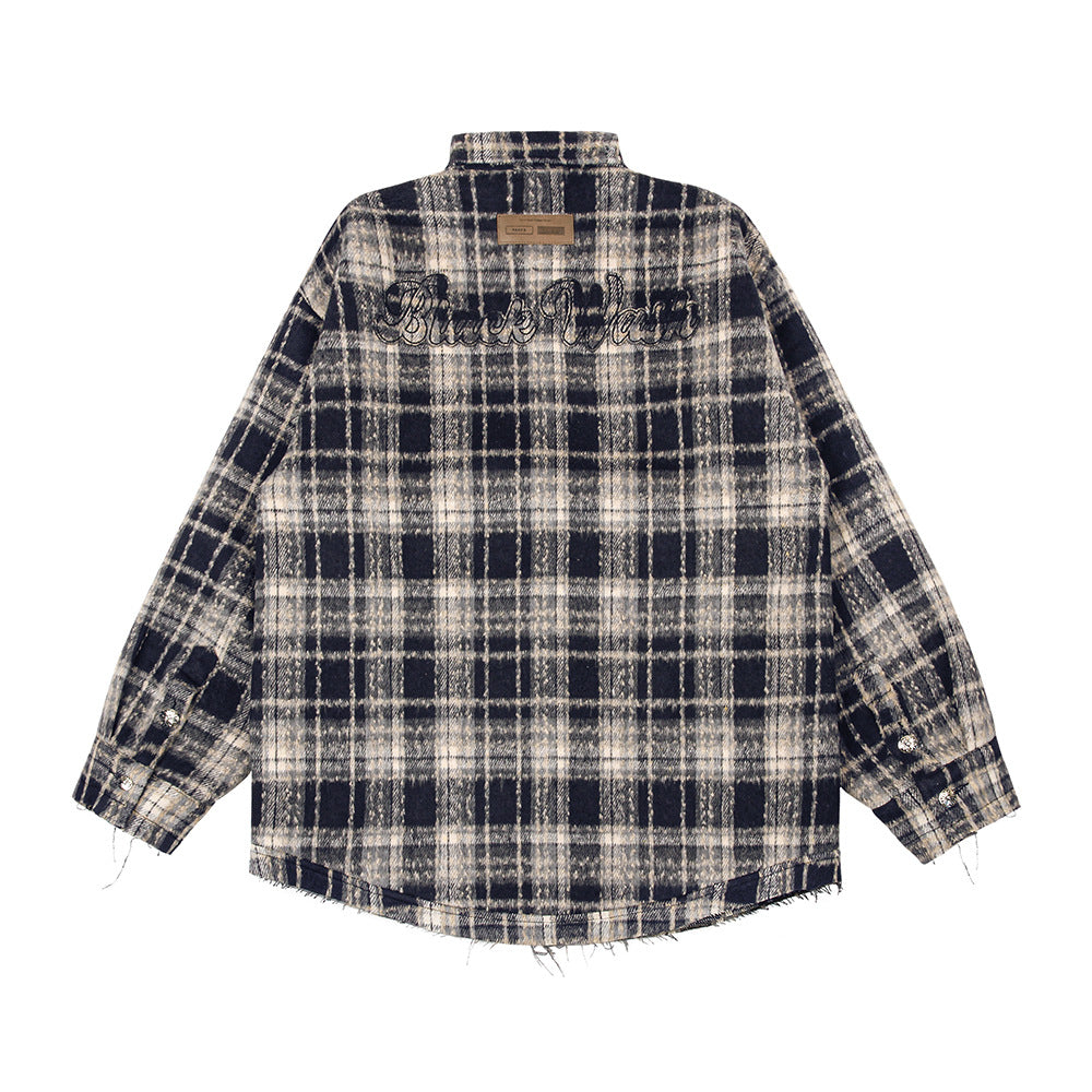 Fashion Retro Plaid Shirt for Men
