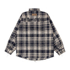 Fashion Retro Plaid Shirt for Men