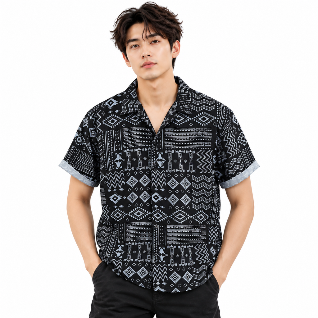 Hawaiian Men's Shirt Printed Casual Summer Loose