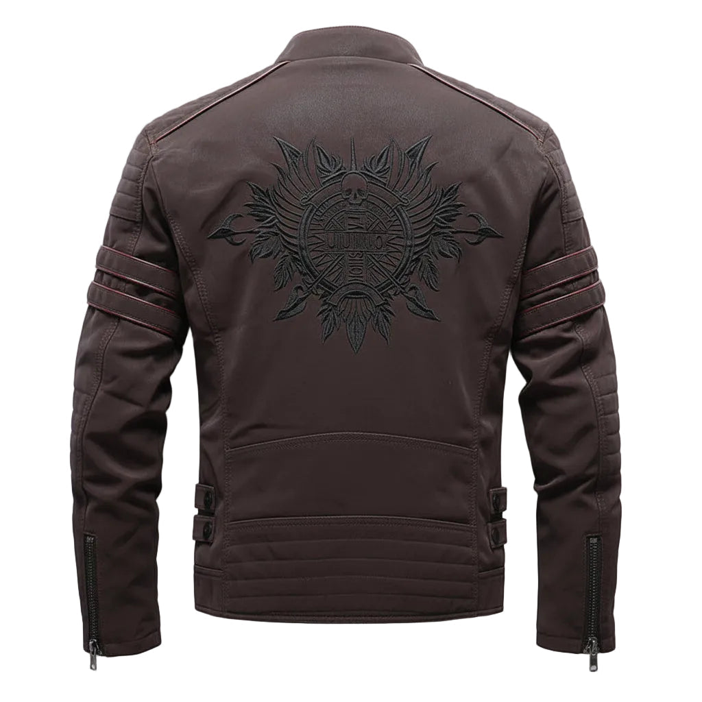 Men Fashion Pu Leather Jackets Coats