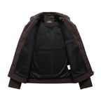 Men Fashion Pu Leather Jackets Coats