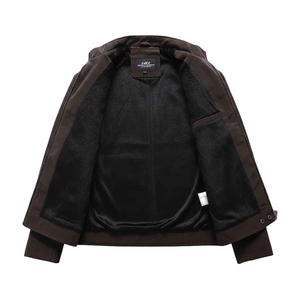 Men Fashion Pu Leather Jackets Coats
