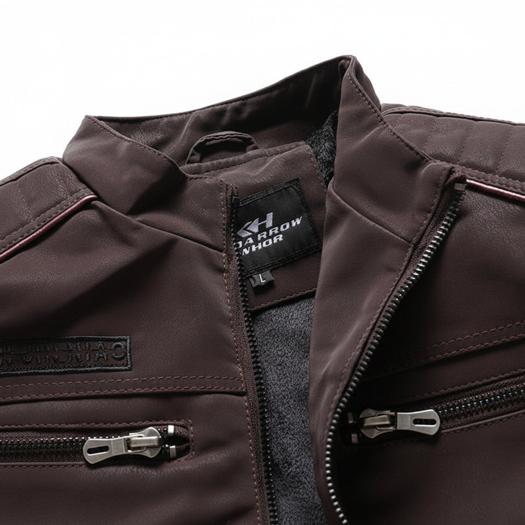 Men Fashion Pu Leather Jackets Coats