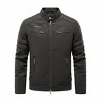 Men Fashion Pu Leather Jackets Coats