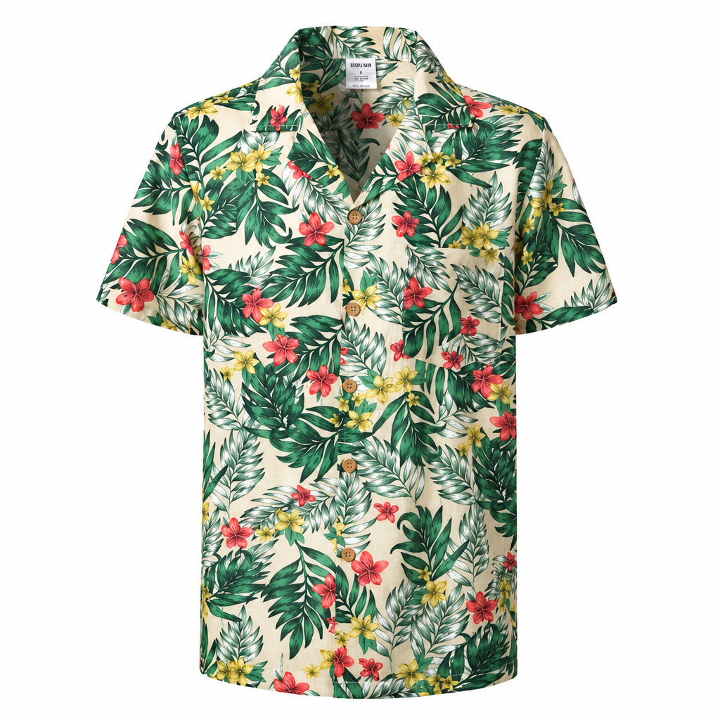 Men Shirts White Pattern Fashion Collar Business Novelty