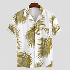 New Fashion Casual Hawaiian Floral Shirt for Men
