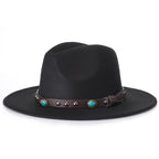 New Fashion Woolen Top Hat Jazz Hat For Men
