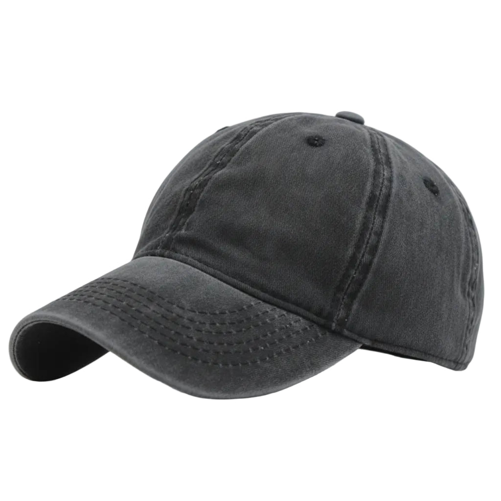 Solid Color Baseball Hat Couple Wash Hat For Men