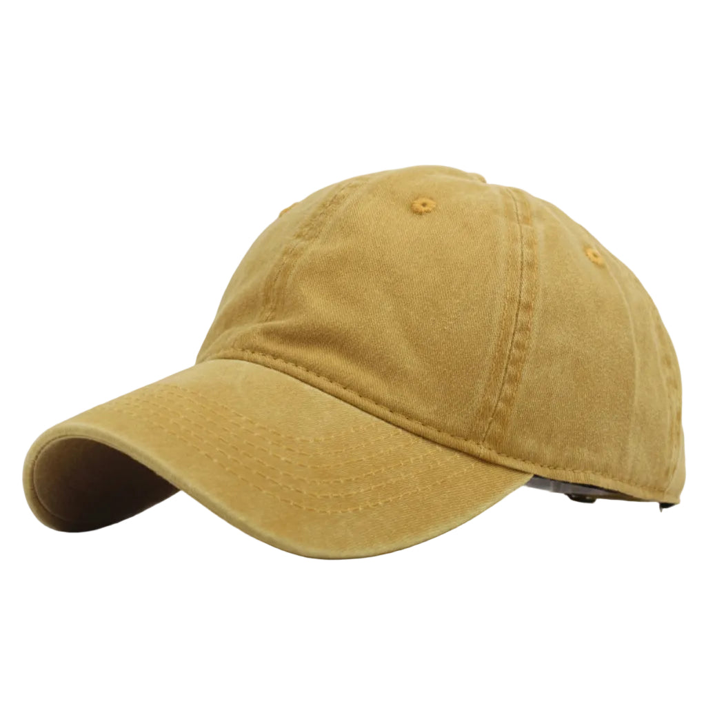 Solid Color Baseball Hat Couple Wash Hat For Men