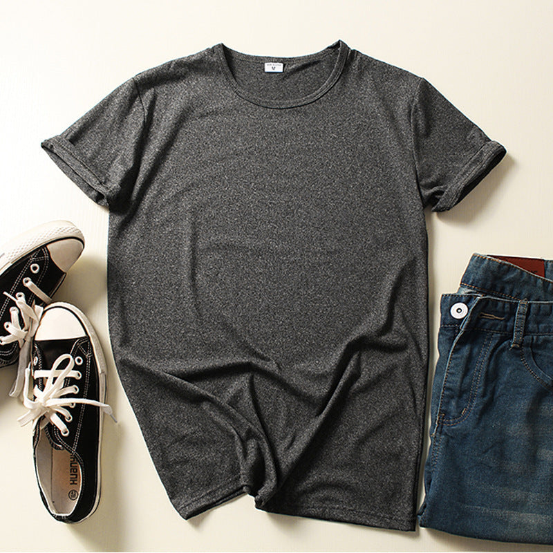 Summer Clothing Crew-neck Blank T-shirts For Men And Women