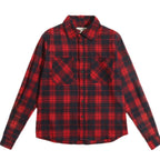 Thickened Double Pocket Overalls Long Sleeve Shirt Men
