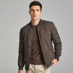 White Duck Down Thickened Winter Jacket for Men