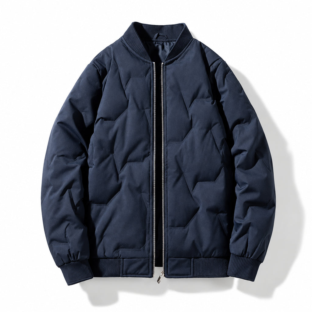 White Duck Down Thickened Winter Jacket for Men