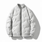 White Duck Down Thickened Winter Jacket for Men