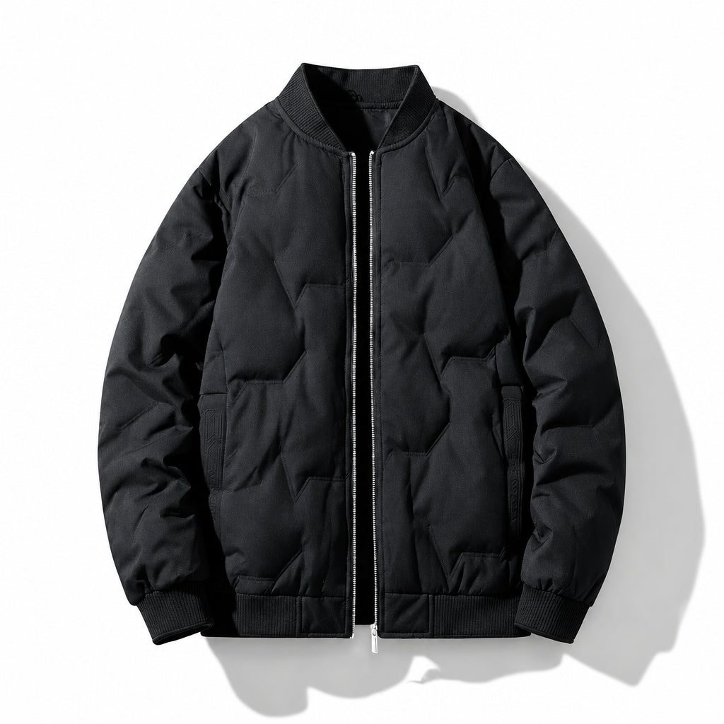 White Duck Down Thickened Winter Jacket for Men